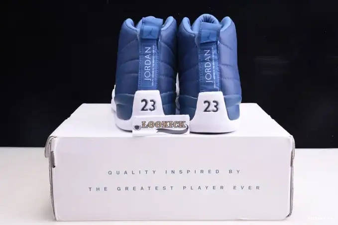 Rep 12 Jordan Retro Air Stone 130690-404 Blue 0603